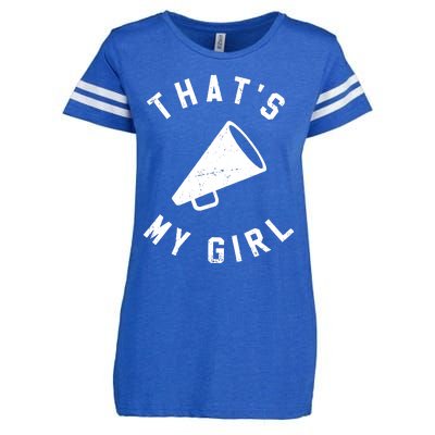 Thats My Girl Cheerleading Enza Ladies Jersey Football T-Shirt