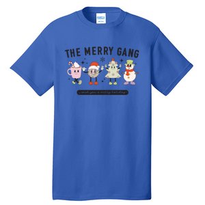 The Merry Gang Wish You A Merry Holiday Funny Christmas Tree Gift Tall T-Shirt