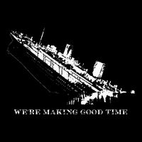 Titanic Making Good Time Drawstring Bag