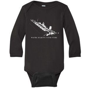 Titanic Making Good Time Baby Long Sleeve Bodysuit