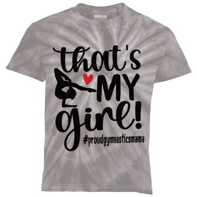 That's My Gymnastics Mom Of Gymnast Mama Gift Kids Tie-Dye T-Shirt