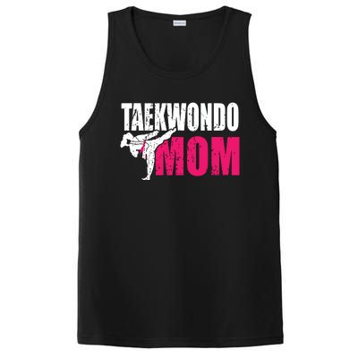 Taekwondo Mom Gift Idea Women Tae Cool Taekwondo Uniform PosiCharge Competitor Tank