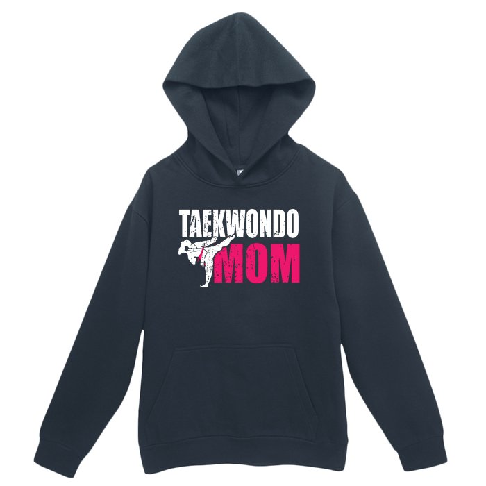 Taekwondo Mom Gift Idea Women Tae Cool Taekwondo Uniform Urban Pullover Hoodie