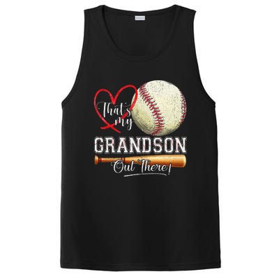 ThatS My Grandson Out There Baseball Grandma MotherS Day PosiCharge Competitor Tank