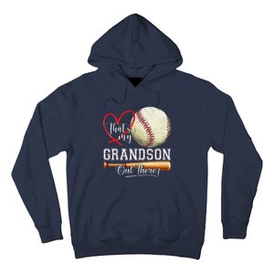 ThatS My Grandson Out There Baseball Grandma MotherS Day Hoodie