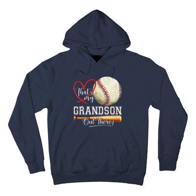 ThatS My Grandson Out There Baseball Grandma MotherS Day Hoodie