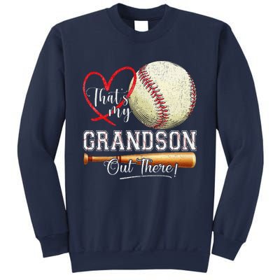 ThatS My Grandson Out There Baseball Grandma MotherS Day Sweatshirt