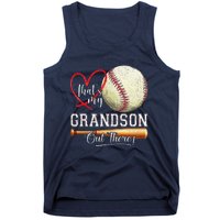 ThatS My Grandson Out There Baseball Grandma MotherS Day Tank Top