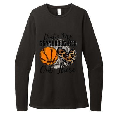 ThatS My Granddaughter Out There Basketball Grandma Grandpa Womens CVC Long Sleeve Shirt