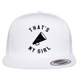 ThatS My Girl Cheerleading Flat Bill Trucker Hat