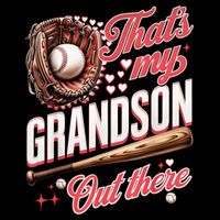 That's My Grandson Out There Baseball Grandma Mother's Day Impact Tech Backpack
