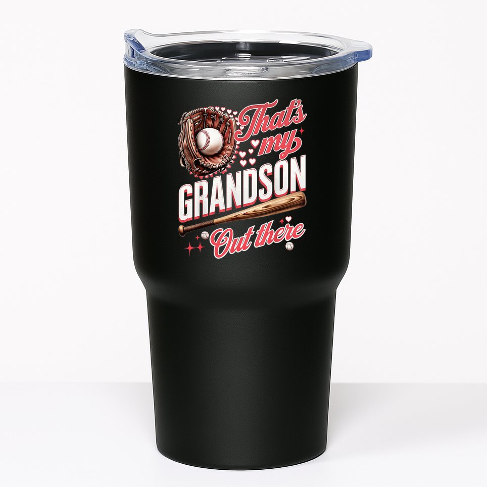 That's My Grandson Out There Baseball Grandma Mother's Day Tumbler