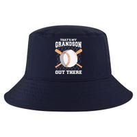 ThatS My Grandson Out There Grandma Grandpa Baseball Cool Comfort Performance Bucket Hat