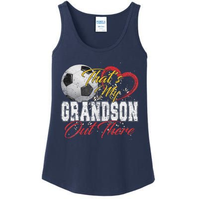 ThatS My Grandson Out There Soccer Grandma Mama Mothers Day Ladies Essential Tank