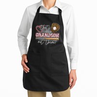 That's My Grandson Out There Proud Baseball Grandparent Apron