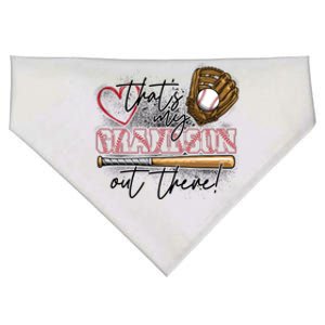 That's My Grandson Out There Proud Baseball Grandparent USA-Made Doggie Bandana