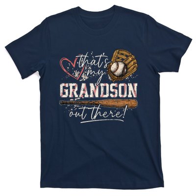 ThatS My Grandson Out There Baseball Grandma T-Shirt