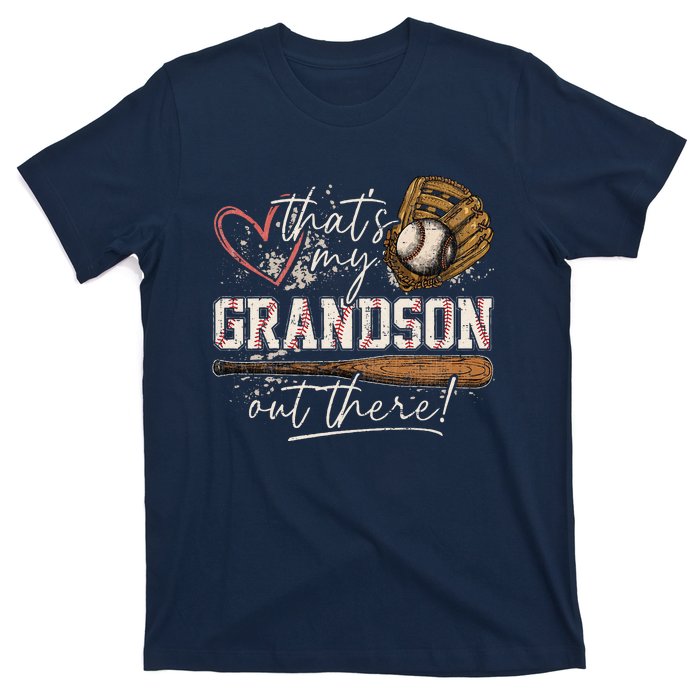 ThatS My Grandson Out There Baseball Grandma T-Shirt