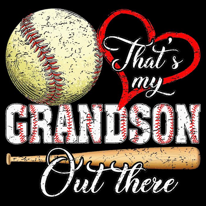 That's My Grandson Out There Baseball Grandma Mother's Day Cooling Performance Crew T-Shirt