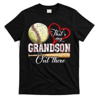 That's My Grandson Out There Baseball Grandma Mother's Day T-Shirt