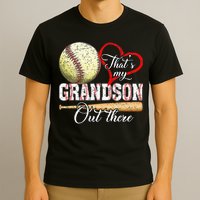That's My Grandson Out There Baseball Grandma Mother's Day T-Shirt