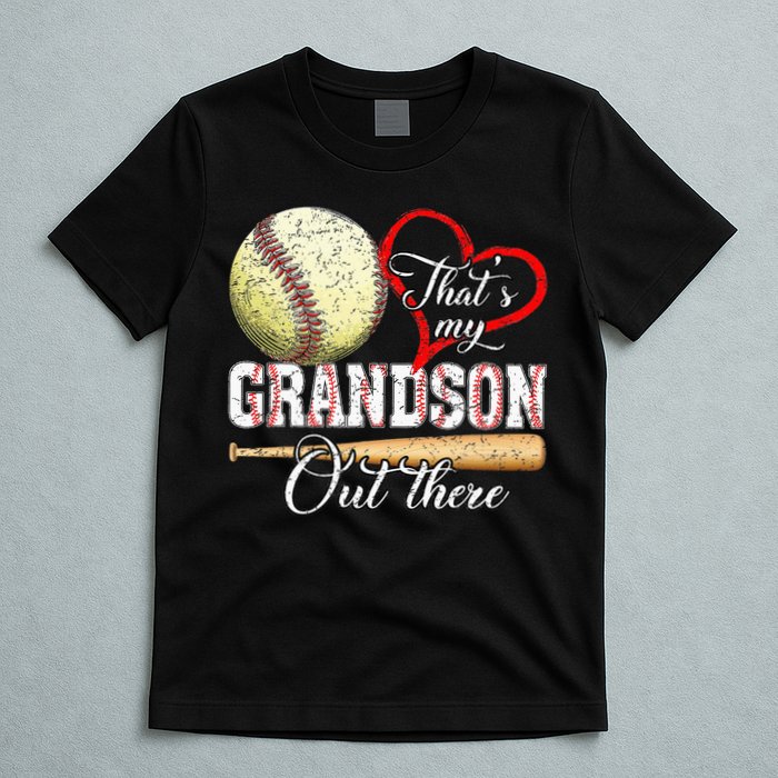 That's My Grandson Out There Baseball Grandma Mother's Day T-Shirt