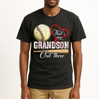 That's My Grandson Out There Baseball Grandma Mother's Day Tall T-Shirt