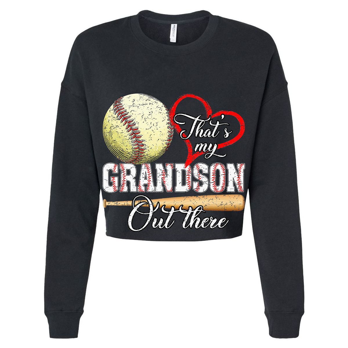 That's My Grandson Out There Baseball Grandma Mother's Day Flat Bill Trucker Hat