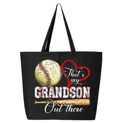 That's My Grandson Out There Baseball Grandma Mother's Day 25L Jumbo Tote