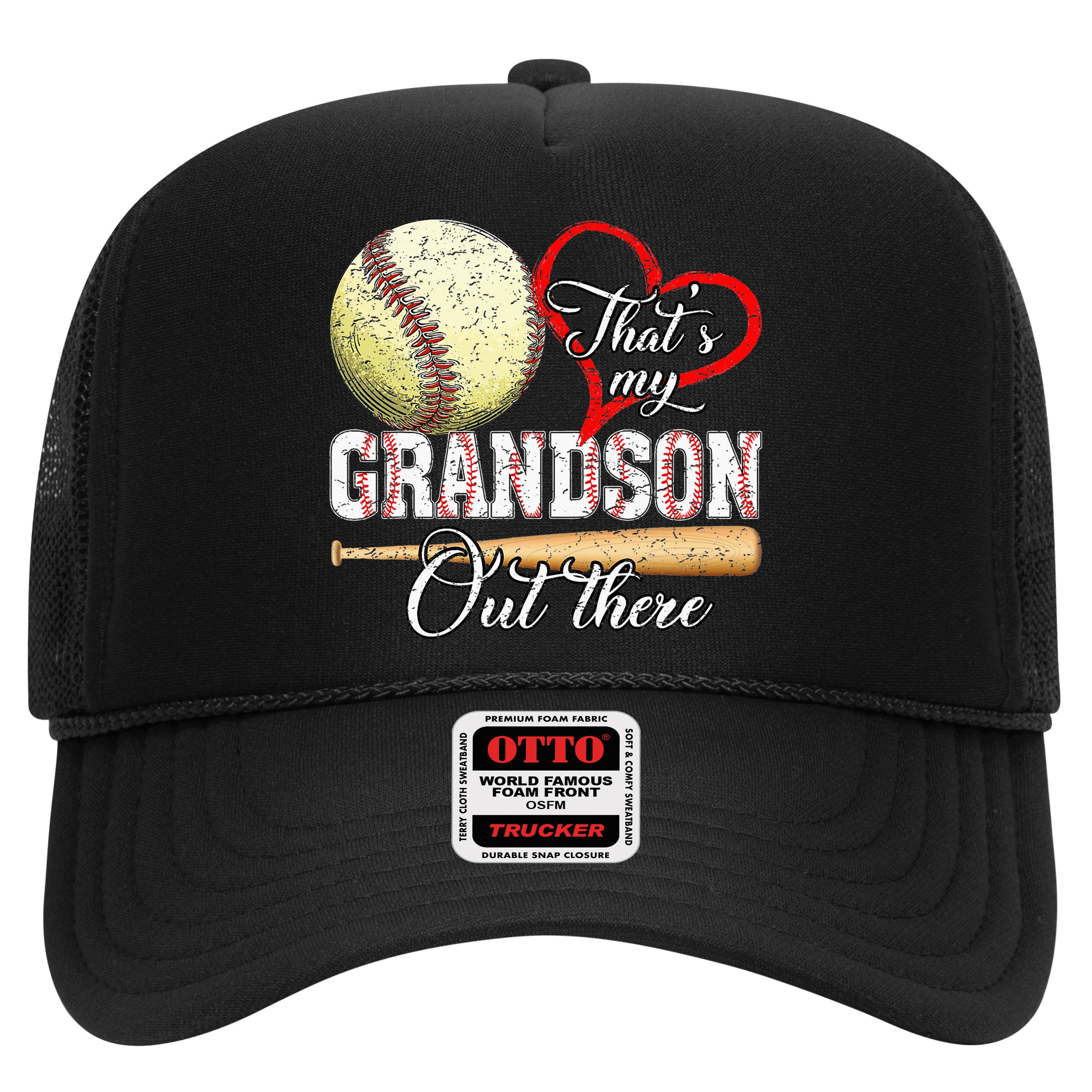 That's My Grandson Out There Baseball Grandma Mother's Day Hat