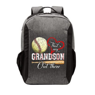 That's My Grandson Out There Baseball Grandma Mother's Day Vector Backpack