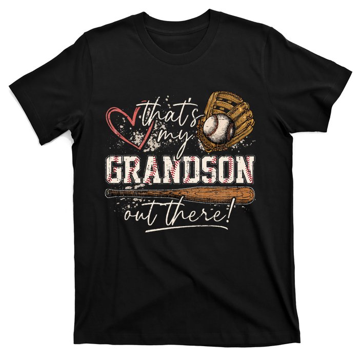 ThatS My Grandson Out There Baseball Grandma T-Shirt