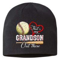 Thats My Grandson Out There Baseball Grandma Mothers Day Sustainable Beanie