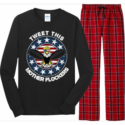 Trump Merica Gift Trump Merica Meaningful Gift Funny Gift Long Sleeve Pajama Set