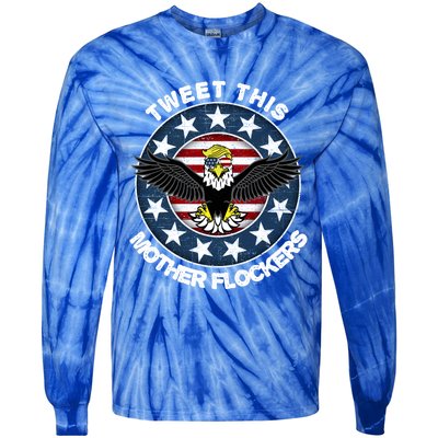 Trump Merica Gift Trump Merica Meaningful Gift Funny Gift Tie-Dye Long Sleeve Shirt