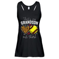 ThatS My Grandson Out There Baseball Grandma MotherS Day Ladies Essential Flowy Tank