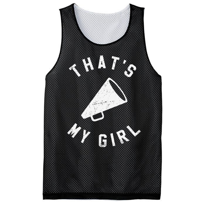 ThatS My Girl Cheerleading Gift Mesh Reversible Basketball Jersey Tank