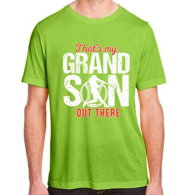 That My Grand Son Out There Baseball FatherS Day Great Gift Adult ChromaSoft Performance T-Shirt