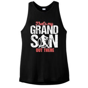 That My Grand Son Out There Baseball FatherS Day Great Gift Ladies PosiCharge Tri-Blend Wicking Tank