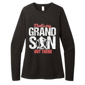 That My Grand Son Out There Baseball FatherS Day Great Gift Womens CVC Long Sleeve Shirt