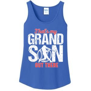 That My Grand Son Out There Baseball FatherS Day Great Gift Ladies Essential Tank