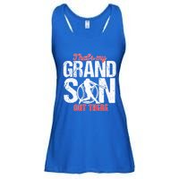 That My Grand Son Out There Baseball FatherS Day Great Gift Ladies Essential Flowy Tank