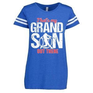 That My Grand Son Out There Baseball FatherS Day Great Gift Enza Ladies Jersey Football T-Shirt