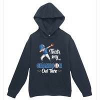 Thats My Grandson Out There Baseball Grandpa Grandma Urban Pullover Hoodie