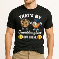 ThatS My Granddaughter Out There Softball Grandpa Grandma Cooling Performance Crew T-Shirt