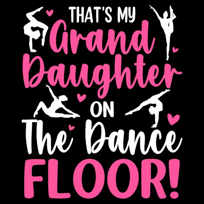 ThatS My Granddaughter On The Dance Floor Grandparents Drawstring Bag