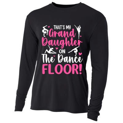 ThatS My Granddaughter On The Dance Floor Grandparents Cooling Performance Long Sleeve Crew