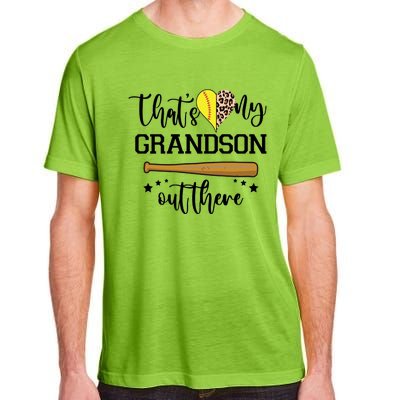 ThatS My Grandson Out There Baseball Grandma Cute Gift Adult ChromaSoft Performance T-Shirt