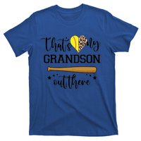 ThatS My Grandson Out There Baseball Grandma Cute Gift T-Shirt