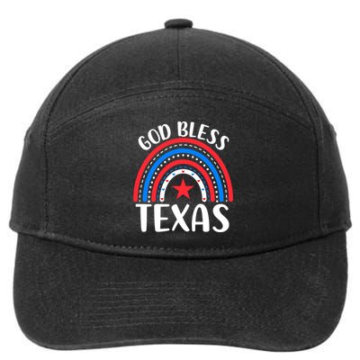 Texas Meaningful Gift I Love Texas Usa Cool Gift 7-Panel Snapback Hat